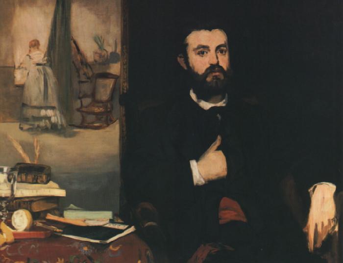 Edouard Manet Portrait of Zacharie Astruc oil painting image